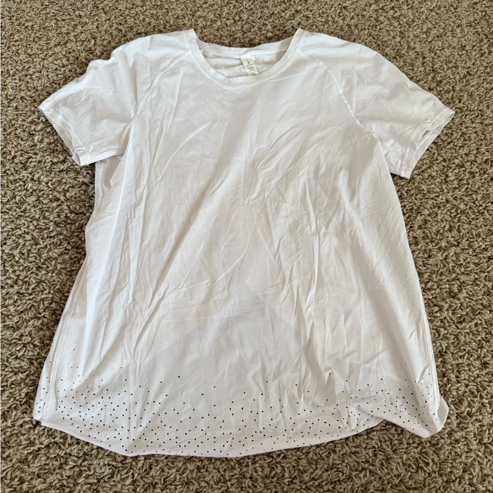 Lululemon open back workout top, size 4